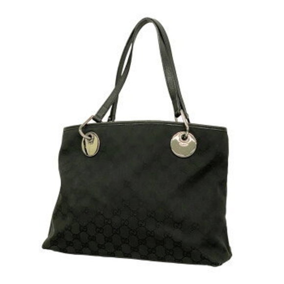 Gucci GG Canvas Tote Bag Black - Picture 1 of 9